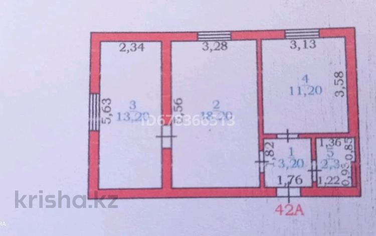2-комнатная квартира, 48.1 м², 4/5 этаж, Алдиярова 74а за ~ 10.4 млн 〒 в Шымкенте, Енбекшинский р-н — фото 10