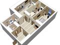 3-бөлмелі пәтер · 96.6 м² · 8/9 қабат, Есенжанова 3/2, бағасы: 26.5 млн ₸ в Уральске — фото 14