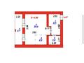 1-бөлмелі пәтер · 42.7 м² · 2/10 қабат, Алихан Бокейхан 7, бағасы: 25.5 млн ₸ в Астане, Есильский р-н — фото 7