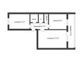 2-комнатная квартира, 48.5 м², 1/5 этаж, сарыарка 14/2 за 16.5 млн 〒 в Кокшетау — фото 9