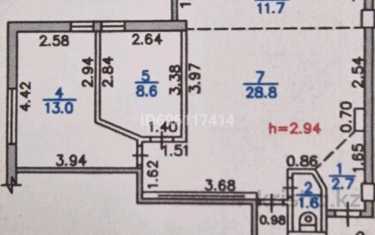 3-комнатная квартира, 70.8 м², 8/10 этаж, Досмухамедова — Байтурсынова - Шевченко за 65 млн 〒 в Алматы, Алмалинский р-н — фото 2