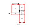 2-бөлмелі пәтер · 53.1 м² · 3/5 қабат, Пришахтинск, 22й микрорайон, бағасы: 16 млн ₸ в Караганде, Алихана Бокейханова р-н — фото 6