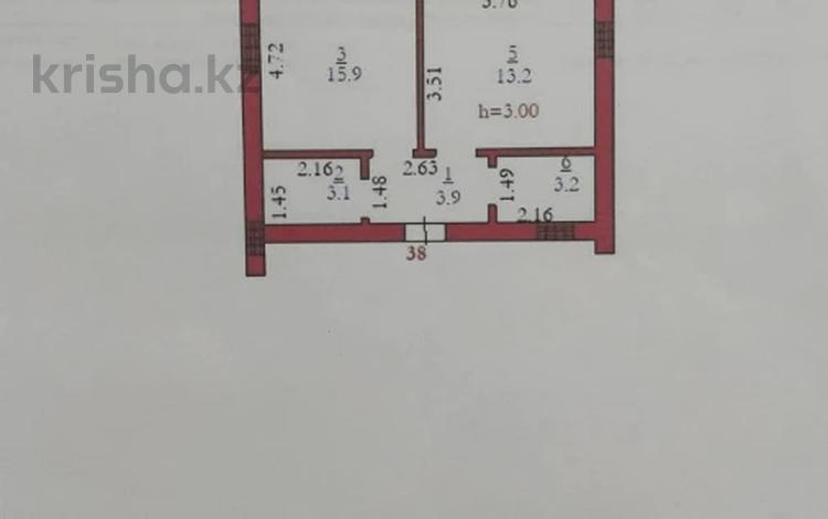 1-комнатная квартира, 41 м², 3/5 этаж, мкр. Алтын орда