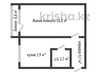 1-комнатная квартира, 30.9 м², 3/5 этаж, маяковского 120 за 11.3 млн 〒 в Костанае