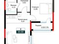 2-бөлмелі пәтер · 50 м², ул. Е 882 9/1, бағасы: ~ 26.9 млн ₸ в Астане, Нура р-н — фото 3