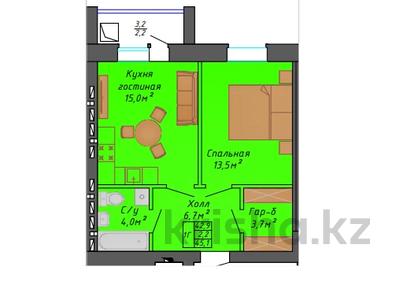 1-комнатная квартира, 45.1 м², 6/9 этаж, мкр. Алтын орда, Микрорайон Алтын Орда 340/1 за ~ 9.5 млн 〒 в Актобе, мкр. Алтын орда