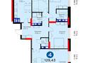 4-комнатная квартира · 130 м² · 16/22 этаж, Туран 41/1 за 125 млн ₸ в Астане, Нура р-н — фото 2