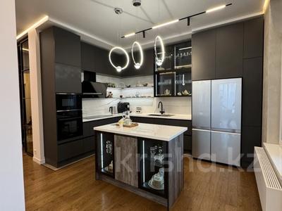 3-бөлмелі пәтер · 110 м² · 11/14 қабат, Кайым Мухамедханов 1, 1/1, 1/2, бағасы: 150 млн ₸ в Астане, Нура р-н