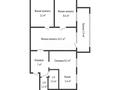 3-бөлмелі пәтер · 63.5 м² · 1/5 қабат, Лермонтова, бағасы: 23 млн ₸ в Костанае — фото 16