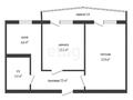 2-бөлмелі пәтер · 50 м² · 3/5 қабат, мкр 8, Молдагуловой, бағасы: 16 млн ₸ в Актобе — фото 7