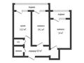 2-комнатная квартира · 67.7 м² · 1/9 этаж, Береке 51 за 32 млн ₸ в Костанае — фото 18