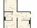 2-комнатная квартира · 63.7 м² · 2/5 этаж, мкр Улы Дала 112 — Напротив Даниял Даму и Фиркан за 22 млн ₸ в Таразе — фото 7