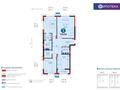 3-комнатная квартира · 120 м² · 5/8 этаж, Сарайшык — СКИДКА 15%. РАССРОЧКА:30-40-30. за ~ 107.5 млн ₸ в Астане, Есильский р-н