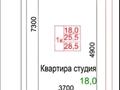 1-бөлмелі пәтер · 26 м² · 5/11 қабат, мкр Теректы, Микрорайон Теректи — Калкаман больница, бағасы: 16.5 млн ₸ в Алматы, Алатауский р-н