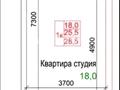 1-комнатная квартира · 26 м² · 5/11 этаж, мкр Теректы, Белкараган за 14 млн ₸ в Алматы, Алатауский р-н