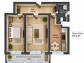 2-комнатная квартира · 56 м² · 3/9 этаж, Асыл Арман 5 за 31 млн ₸ в Иргели