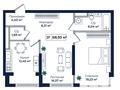 2-бөлмелі пәтер, 68.93 м², Абая 118, бағасы: ~ 55.1 млн 〒 в Алматы, Бостандыкский р-н — фото 2