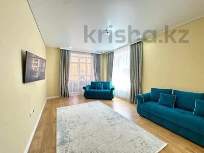 3-бөлмелі пәтер · 96.5 м² · 5/12 қабат, Айтматова 40 — Мухамедханова, бағасы: ~ 57 млн ₸ в Астане, Нура р-н