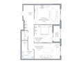 2-комнатная квартира · 76.05 м², по ул. Ханов Керея и Жанибека за ~ 60.1 млн ₸ в Астане — фото 3