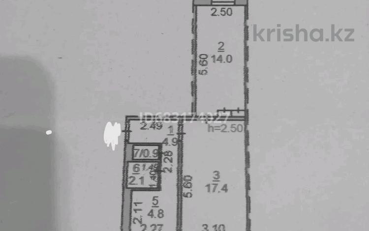 2-комнатная квартира, 45 м², 2/5 этаж, Чкалова 7 за 14.5 млн 〒 в Костанае — фото 2