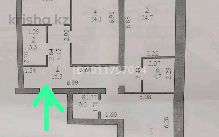 3-бөлмелі пәтер · 122 м² · 1/5 қабат, мкр. Алтын орда, Саздинское лесничества 228/6, бағасы: 39 млн ₸ в Актобе — фото 2