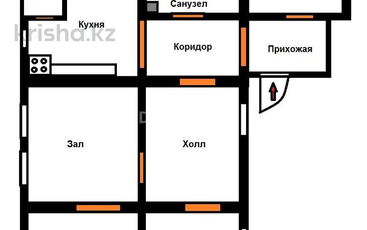 Отдельный дом • 4 комнаты • 135 м² • 8 сот., Елшібаев 2 за 14 млн 〒 в Бауыржан Момышулы — фото 17