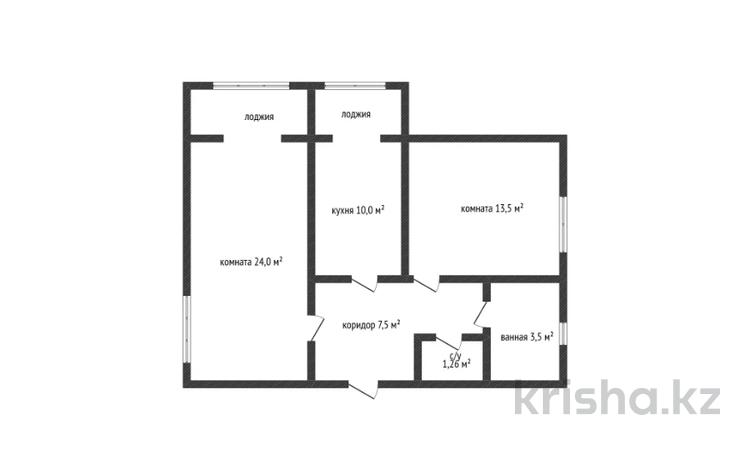 2-комнатная квартира · 60 м² · 1/5 этаж, БЕКЕТ БАТЫРА за 27 млн 〒 в Шымкенте, Аль-Фарабийский р-н — фото 2