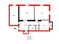 3-бөлмелі пәтер · 77.4 м² · 1/2 қабат, Жаңа қала ш/а., Абая 66, бағасы: 32 млн ₸ в Караганде, Казыбек би р-н — фото 15