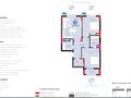 3-бөлмелі пәтер · 78.14 м² · 6/12 қабат, Турар Рыскулов 18a, бағасы: 63 млн ₸ в Астане, Есильский р-н — фото 8