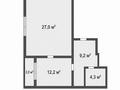 1-бөлмелі пәтер · 54.9 м² · 9/11 қабат, Победы 70/2, бағасы: 26.9 млн ₸ в Костанайской обл. — фото 2