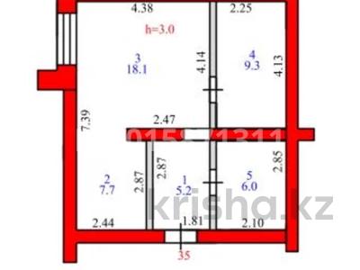 1-комнатная квартира · 46.3 м² · 4/5 этаж, Хименко 14/4 — тд Корона за 19.8 млн ₸ в Петропавловске