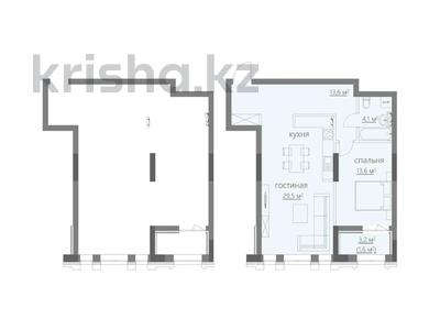2-бөлмелі пәтер · 64.1 м², мкр Новый Город, ​Улица Комиссарова 27, бағасы: ~ 46.2 млн ₸ в Караганде, Казыбек би р-н