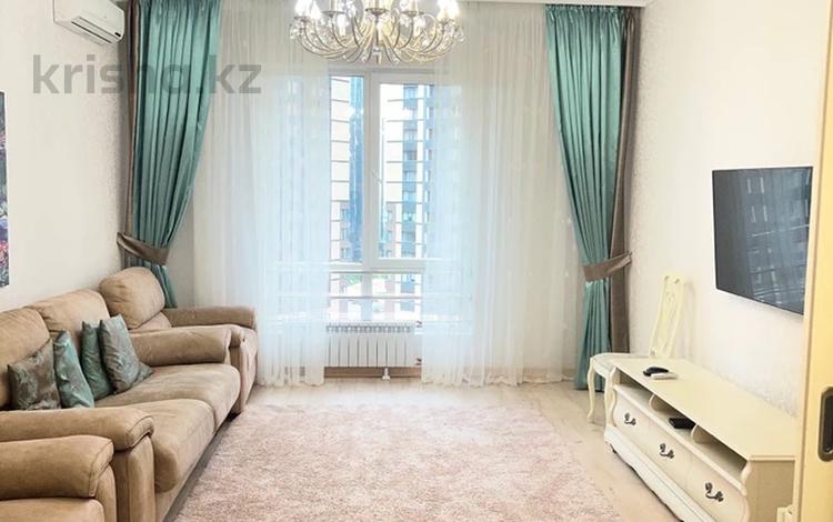 2-бөлмелі пәтер · 80 м² · 12/16 қабат, Аль-Фараби 21, бағасы: 500 000 ₸ в Алматы, Бостандыкский р-н — фото 2