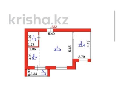2-комнатная квартира, 54.7 м², 10/10 этаж, мкр Юго-Восток, 137-й учётный квартал 349 за 19 млн 〒 в Караганде, Казыбек би р-н
