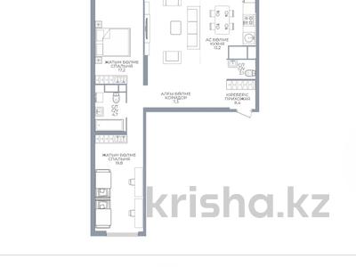 3-бөлмелі пәтер · 93 м² · 16/16 қабат, Сатпаева 90/58 — Riviera PLUS, бағасы: ~ 71.2 млн ₸ в Алматы, Бостандыкский р-н