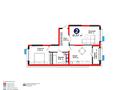 2-комнатная квартира · 62 м², ул. Ш. Калдаякова за 29.3 млн ₸ в Шымкенте, Туран р-н