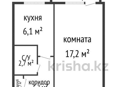 1-комнатная квартира, 30.6 м², 5/5 этаж, Маяковского 118 за 10.3 млн 〒 в Костанае