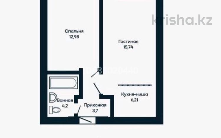 2-комнатная квартира, 45 м², 1/5 этаж, Сатыбалдина 17/5 за 18 млн 〒 в Караганде, Казыбек би р-н — фото 2