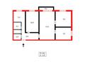 4-комнатная квартира · 60.8 м² · 3/5 этаж, 29А квартал 1 за 13 млн ₸ в Абае — фото 7