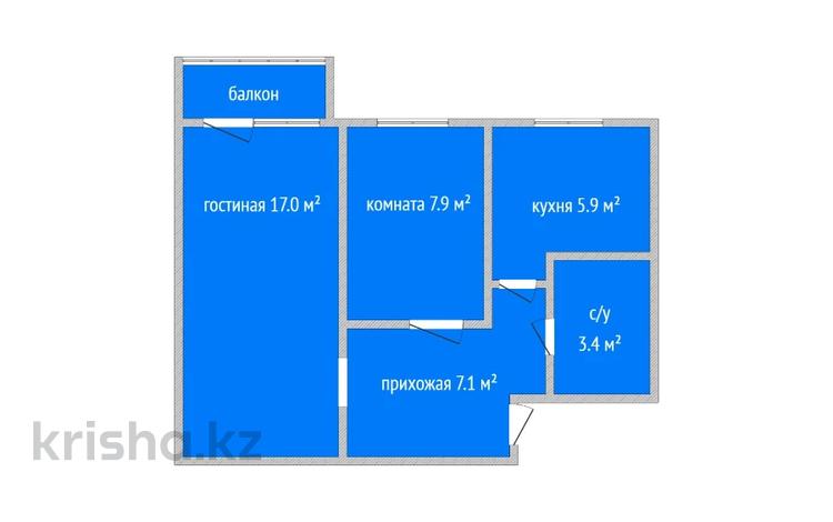 2-бөлмелі пәтер · 41.3 м² · 4/5 қабат, Абая 147, бағасы: 21 млн ₸ в Костанае — фото 10