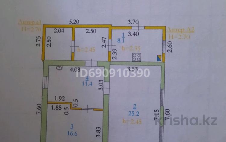 Жеке үй • 3 бөлмелер • 80 м² • 8 сот., Старый город, Тополёк 46, бағасы: 11.5 млн 〒 в Актобе, Старый город — фото 5