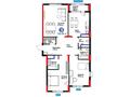3-комнатная квартира · 119.45 м², Исатай Тайманова — Жарбосынова за ~ 80 млн 〒 в Атырау — фото 2