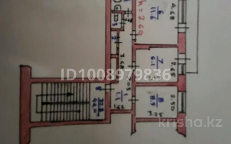 3-комнатная квартира · 58 м² · 3/4 этаж, Толеби 35 — Абая за 27 млн 〒 в Каскелене — фото 2