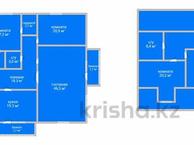 5-комнатная квартира · 211 м² · 4/5 этаж, Наурыз 6б за 77.4 млн 〒 в Костанае