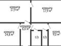 3-бөлмелі пәтер · 74.7 м² · 2/3 қабат, Майлина 12, бағасы: 19.5 млн 〒 в Костанае — фото 11