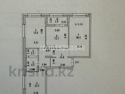 3-комнатная квартира · 86.7 м² · 8/12 этаж, Райымбек батыр 2 за 62.5 млн ₸ в Астане, Сарайшык р-н