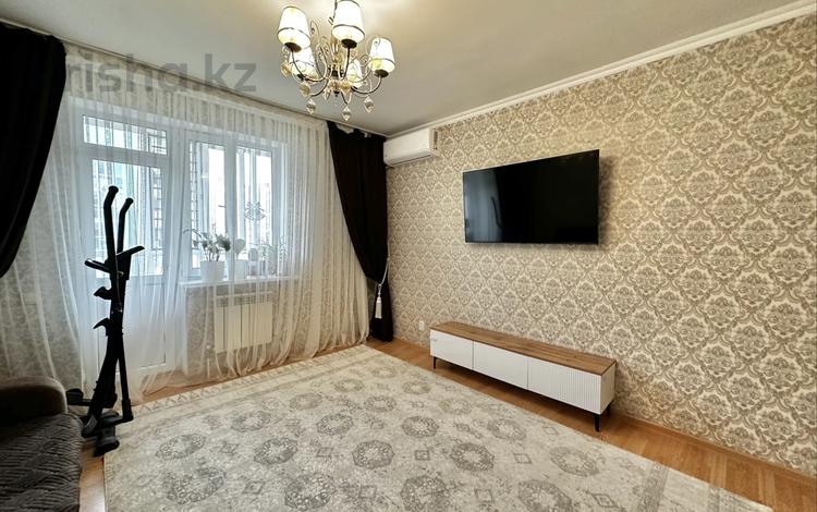 3-комнатная квартира · 80 м² · 7/9 этаж, Жубан Молдагалиев 4к2 за 42 млн ₸ в Астане, Нура р-н — фото 2