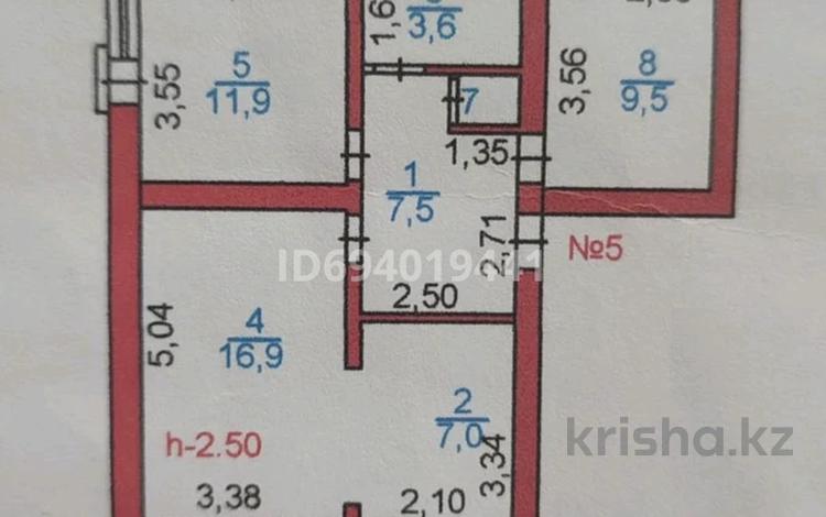 3-комнатная квартира, 70 м², 3/5 этаж, 5 микрайон 34 за 34.5 млн 〒 в Конаеве (Капчагай) — фото 2