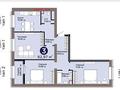 3-бөлмелі пәтер · 83 м² · 11/12 қабат, Е 909 29 — Улы Дала, бағасы: 44.9 млн ₸ в Астане, Нура р-н — фото 7