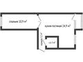 2-бөлмелі пәтер · 44 м² · 5/5 қабат, Ленина 191, бағасы: 12 млн ₸ в Рудном — фото 14